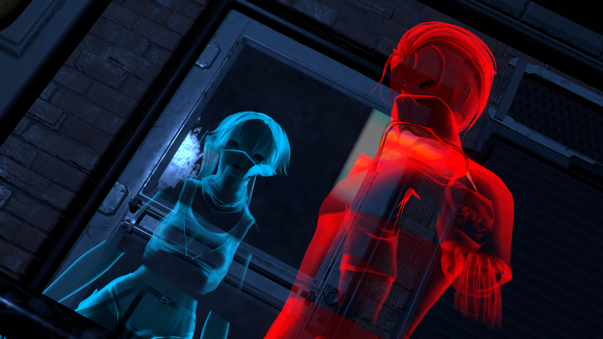 Cybernetic Sniper Couple - Akane x Akisato (VCC/SPS/Quest/Green Ver.) Unity 2022