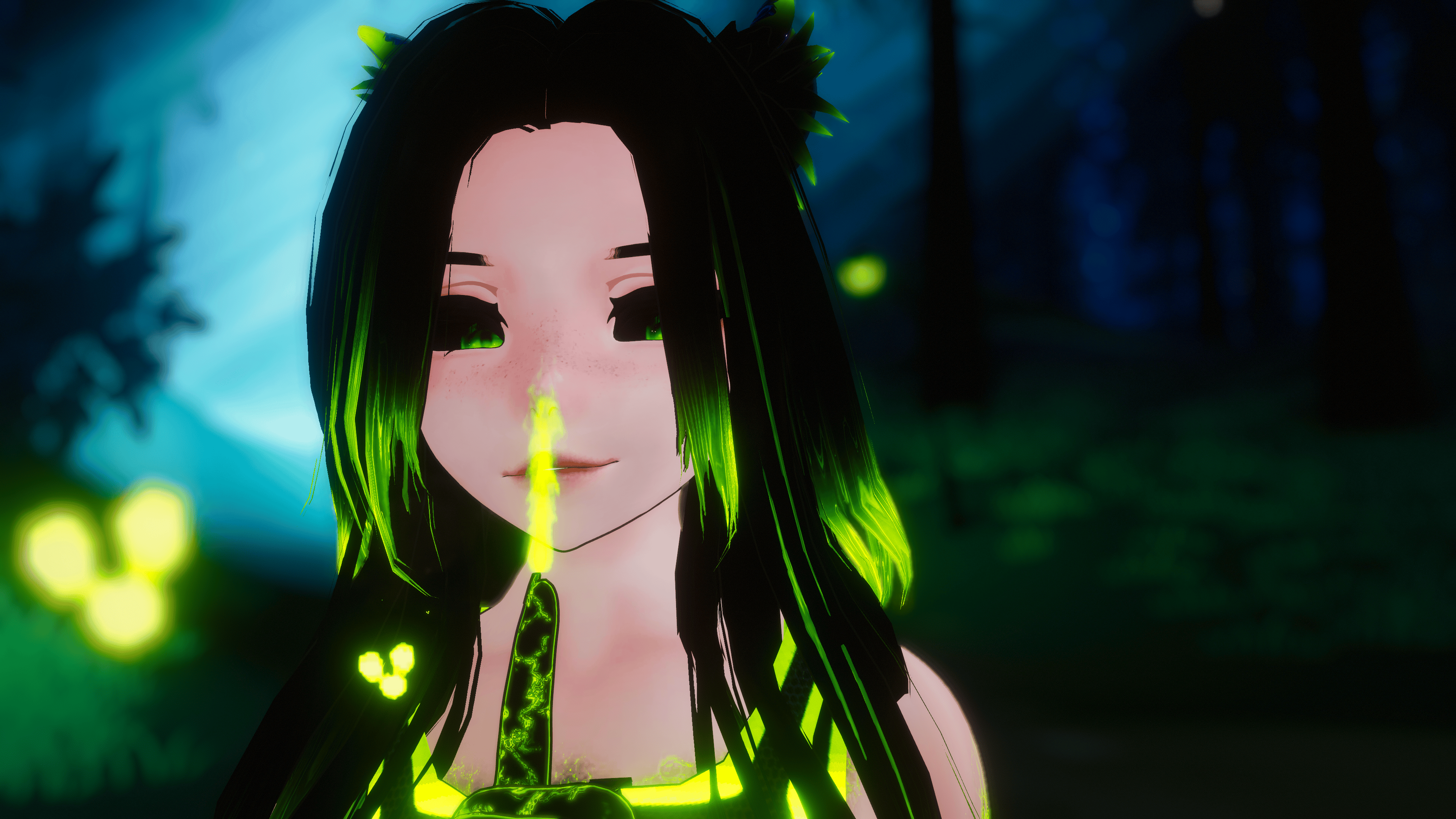 Hikaru - Pyromancer (VCC/SPS/FT/Quest/Green Ver.) Unity 2022