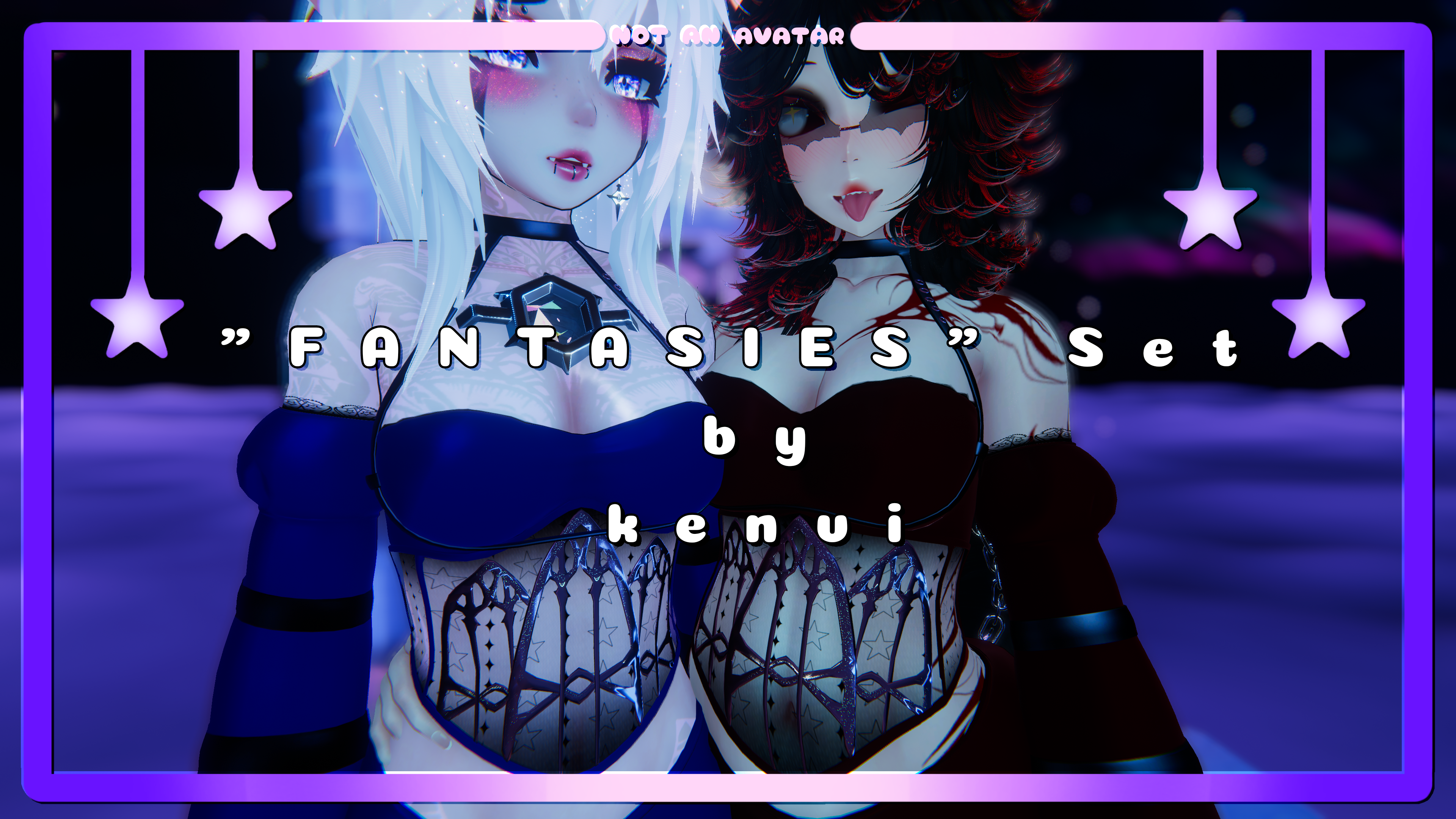 "FANTASIES" Outfit | Fits Godmagician & Ophelia + 4 bases! |