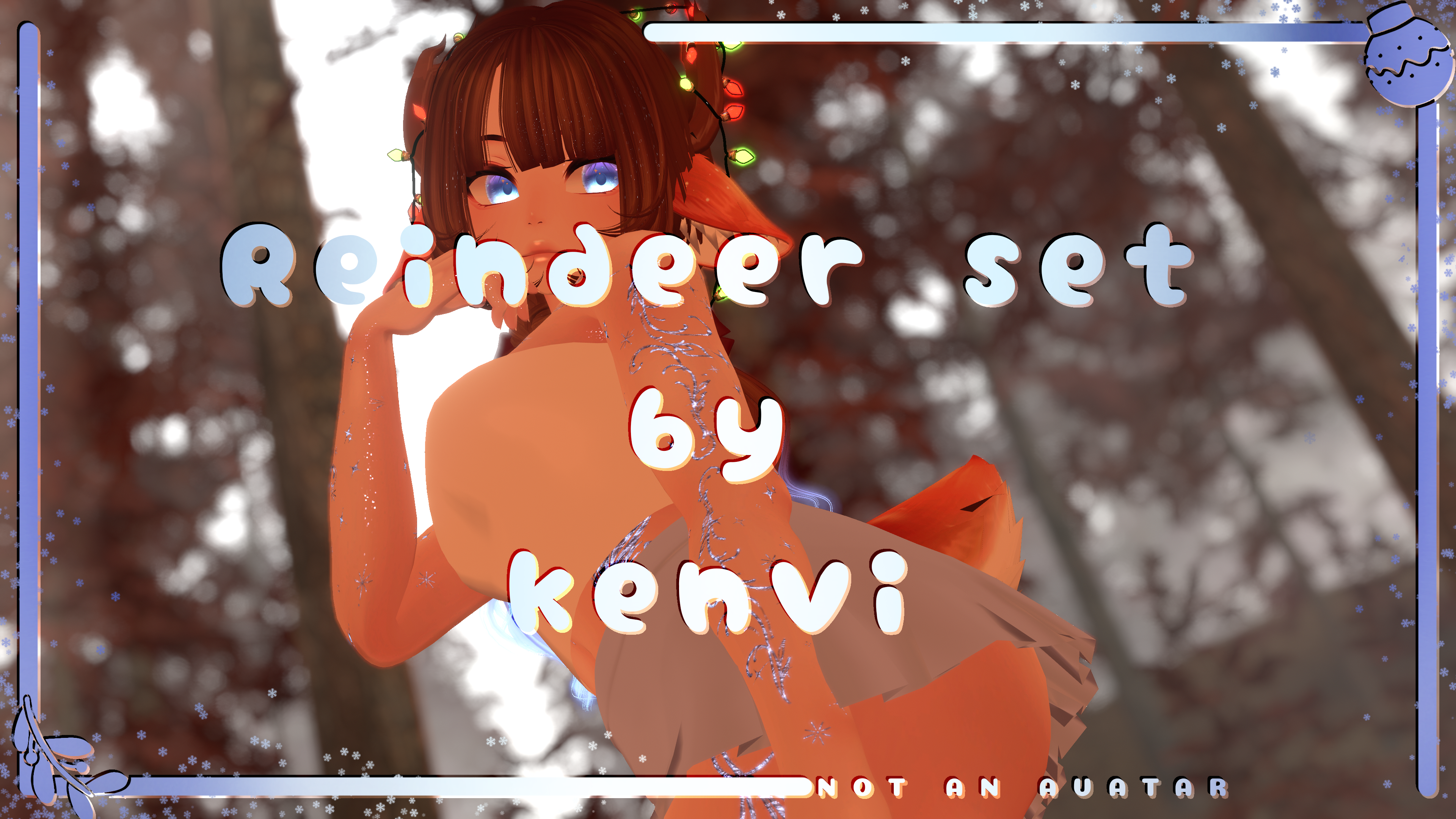 Reindeer set 2.0 | FREE | NOT AN AVATAR |