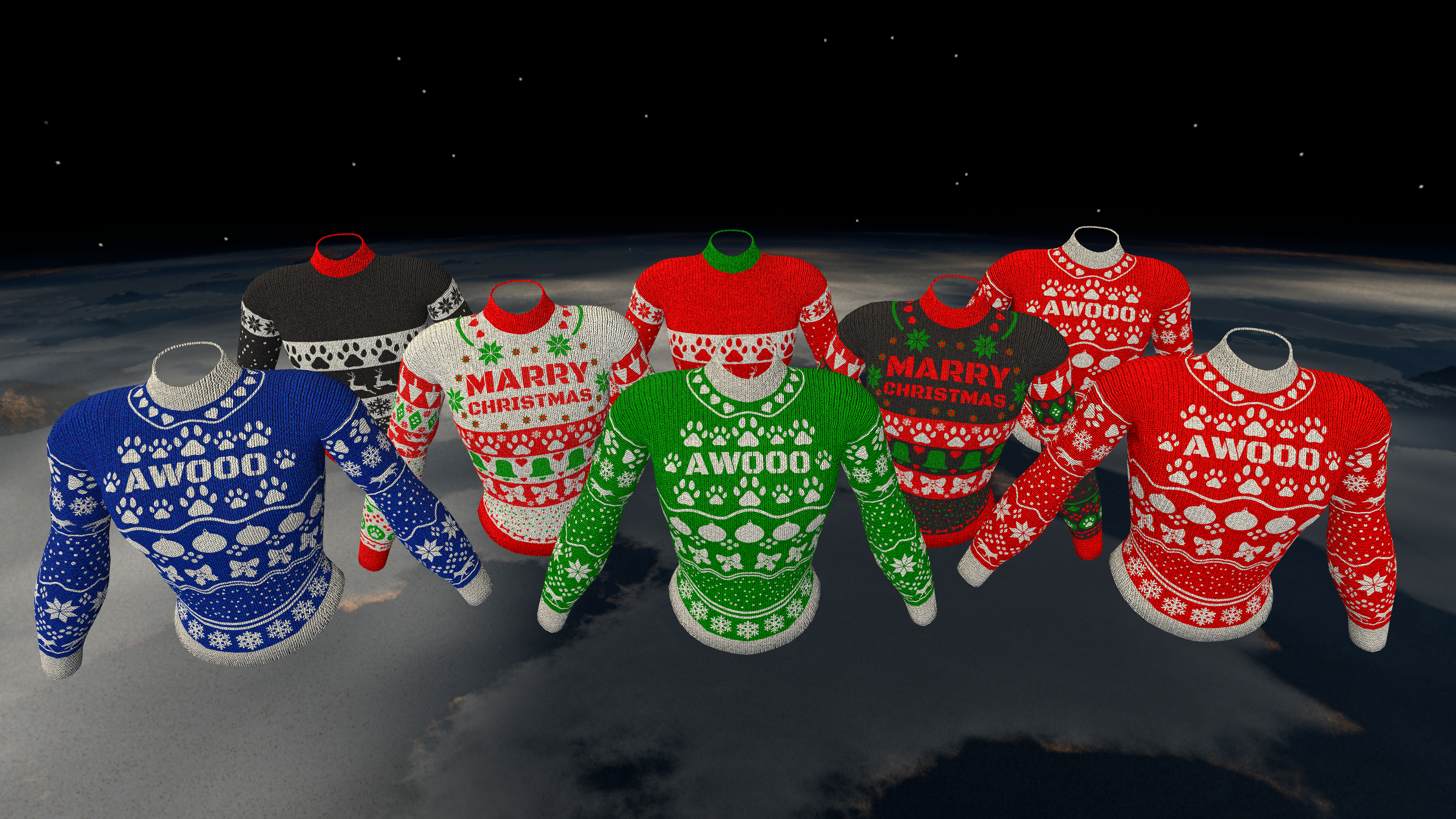 Christmas sweater for Novabeast