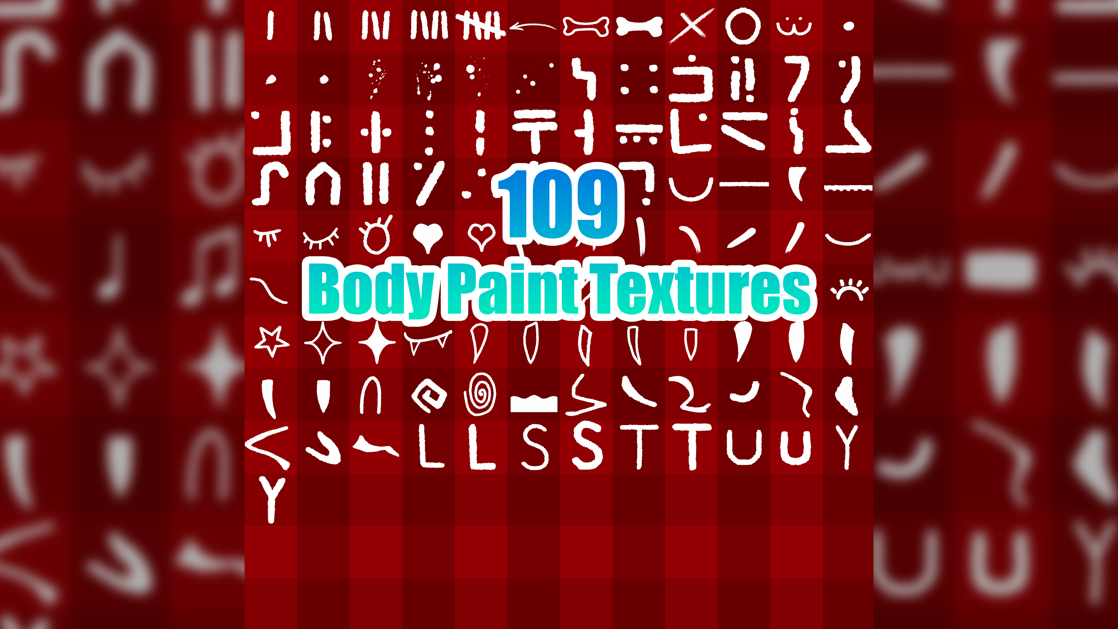 Vrchat Body paint texture pack