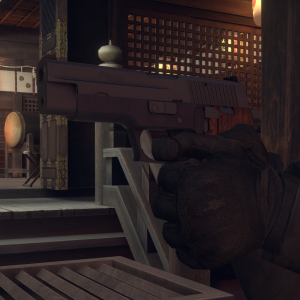 SIG Sauer P220| PhysBones / Gesture Controlled / Jaming system