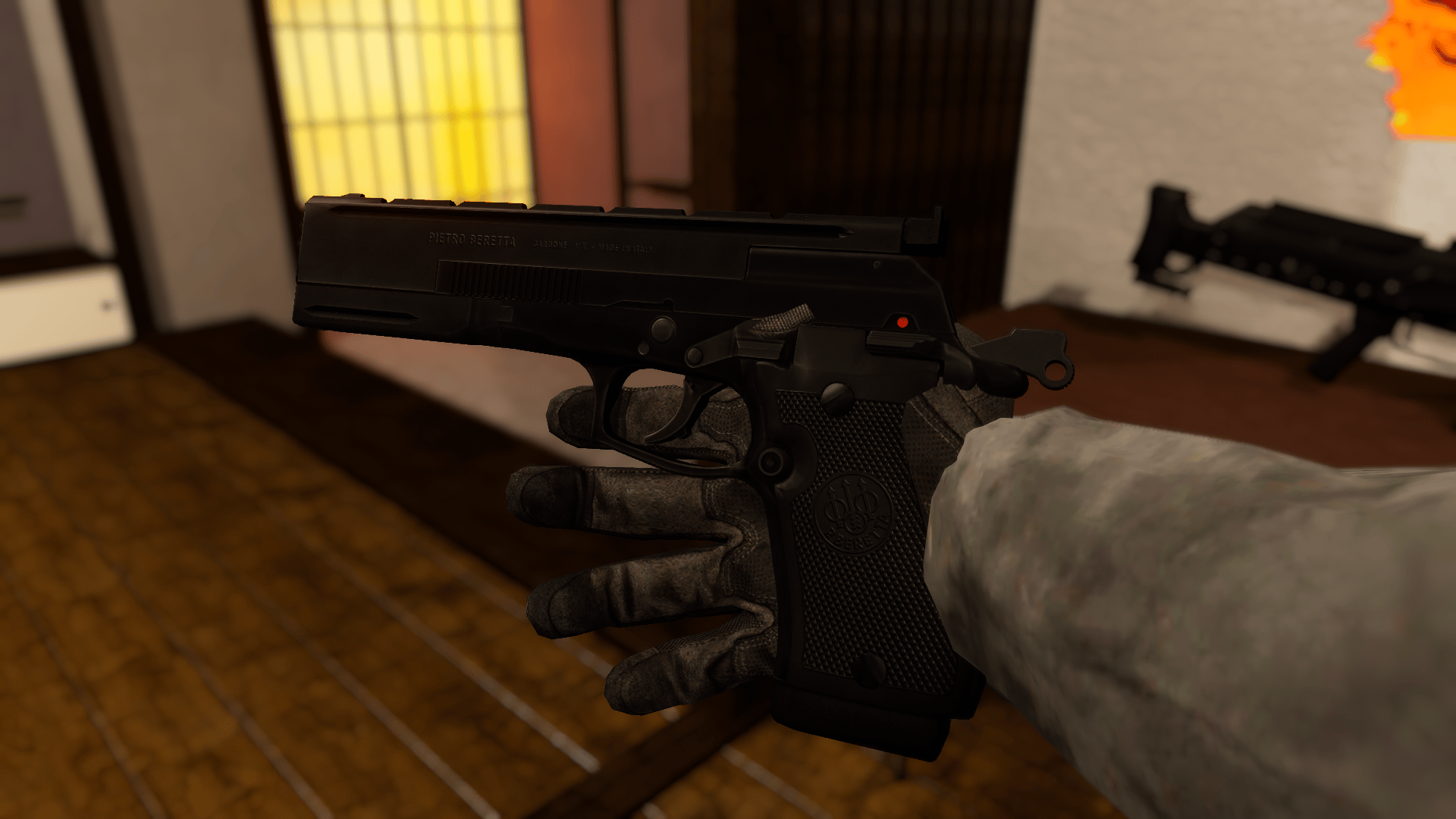 beretta 87 target| PhysBones / Gesture Controlled / Jaming system
