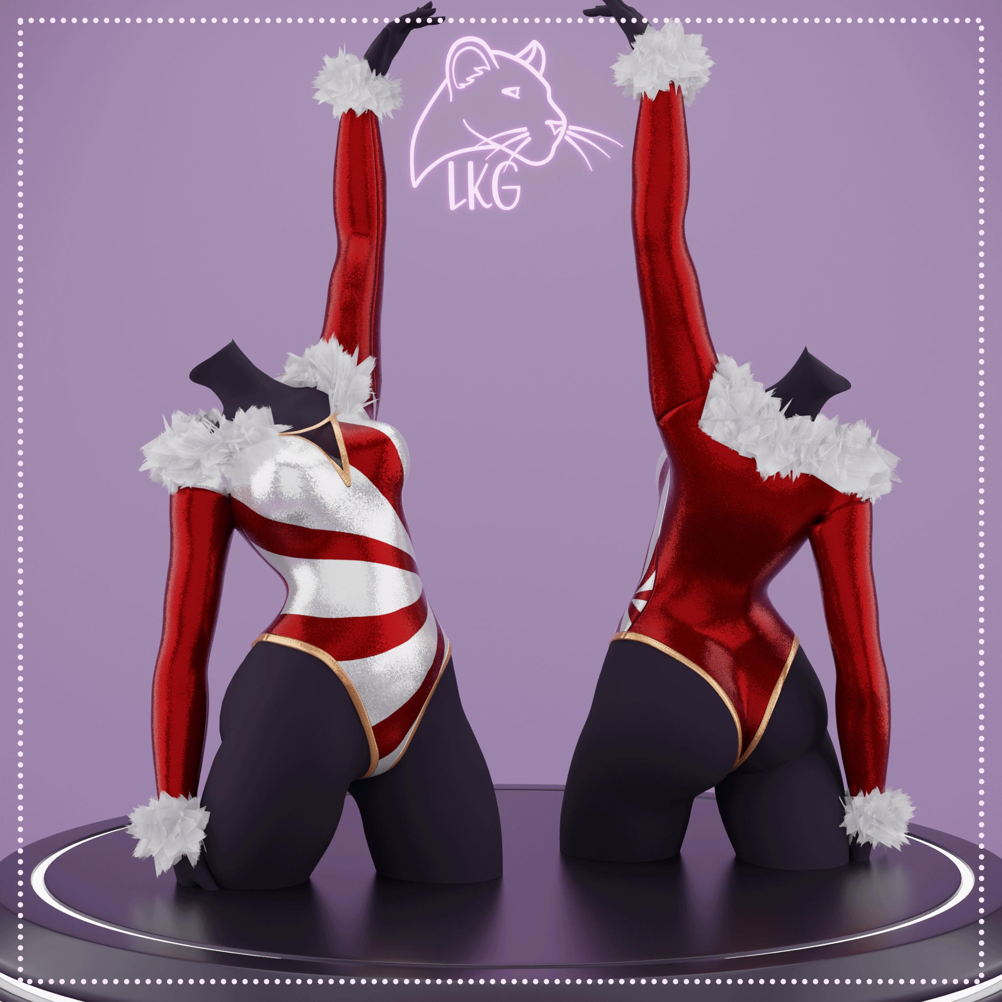 Festive Fluffy bodysuit ❆