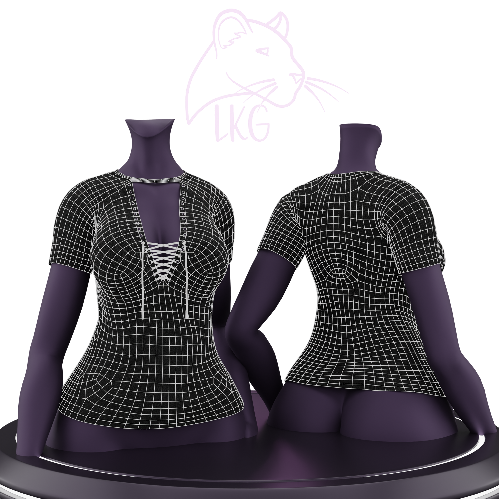 Lacefront Chic T-Shirt