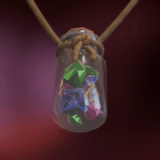 "Jar o' Gems" - Witchy Necklace