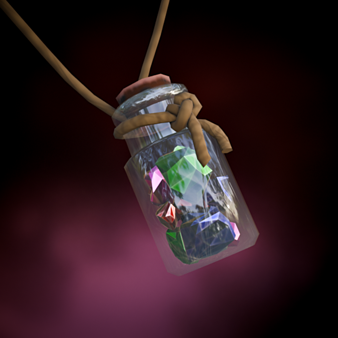 "Jar o' Gems" - Witchy Necklace