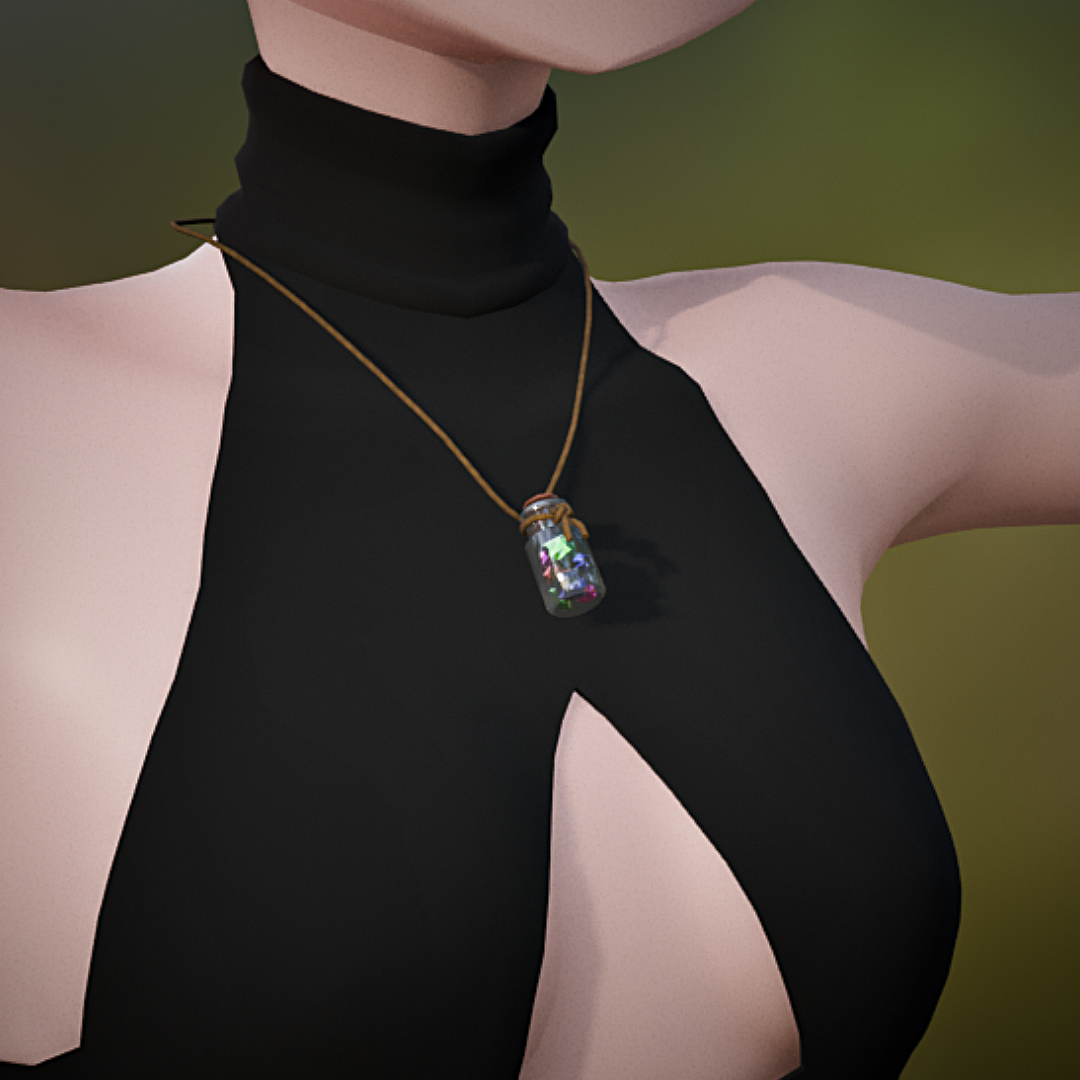 "Jar o' Gems" - Witchy Necklace
