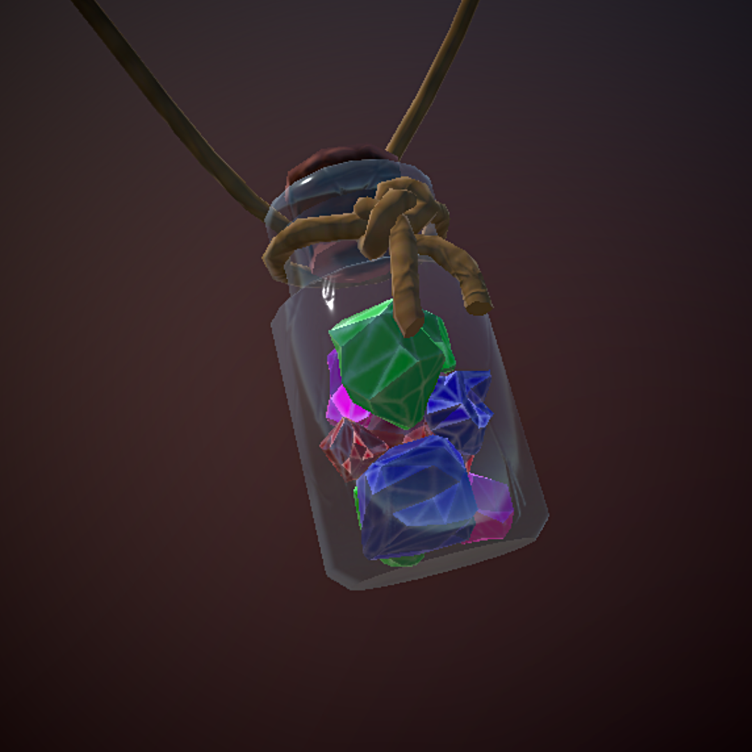 "Jar o' Gems" - Witchy Necklace