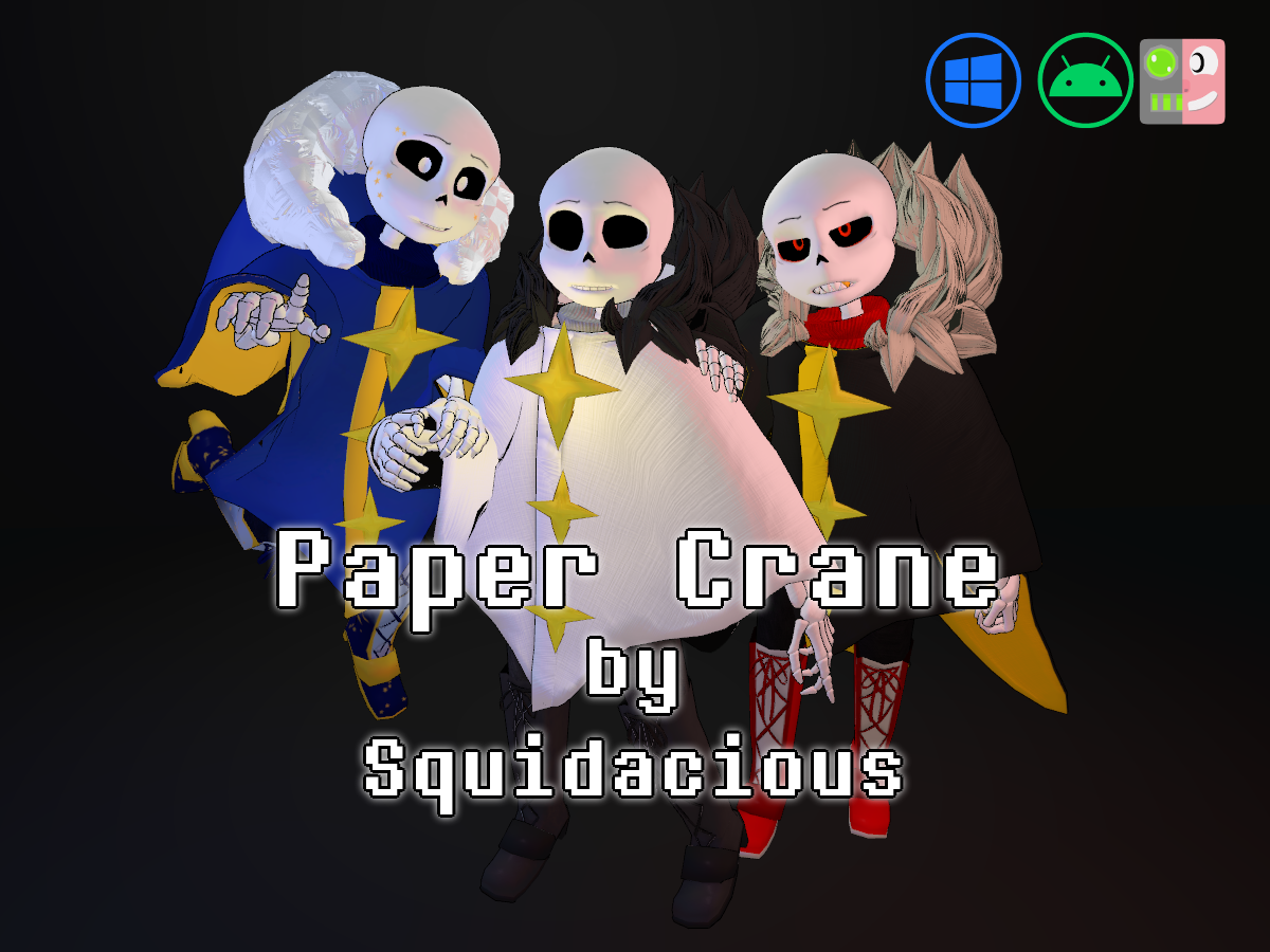 Paper Crane [VRChat][Quest][VRCFT]