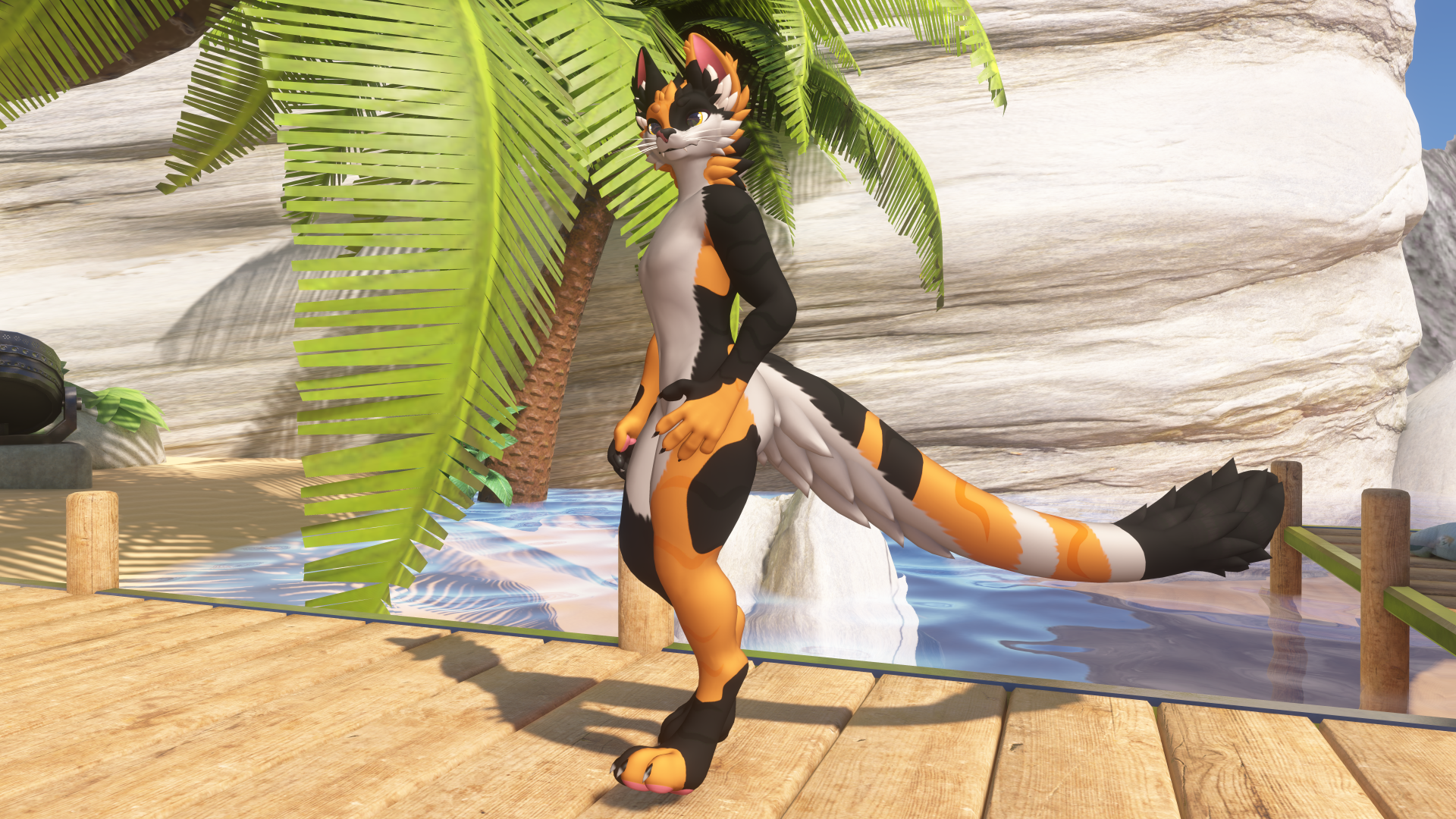 Calico Cat Druffle Texture