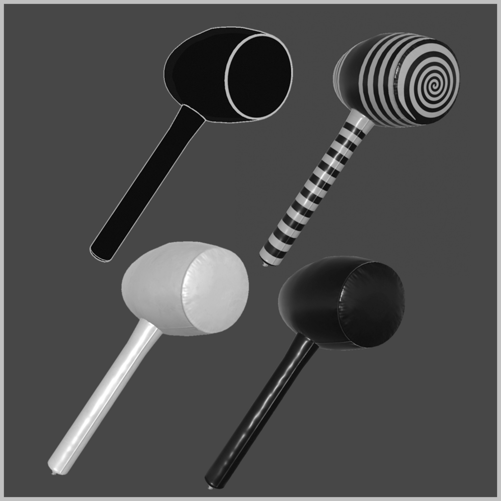 Inflatable Mallet - 3D Model - VRChat Ready