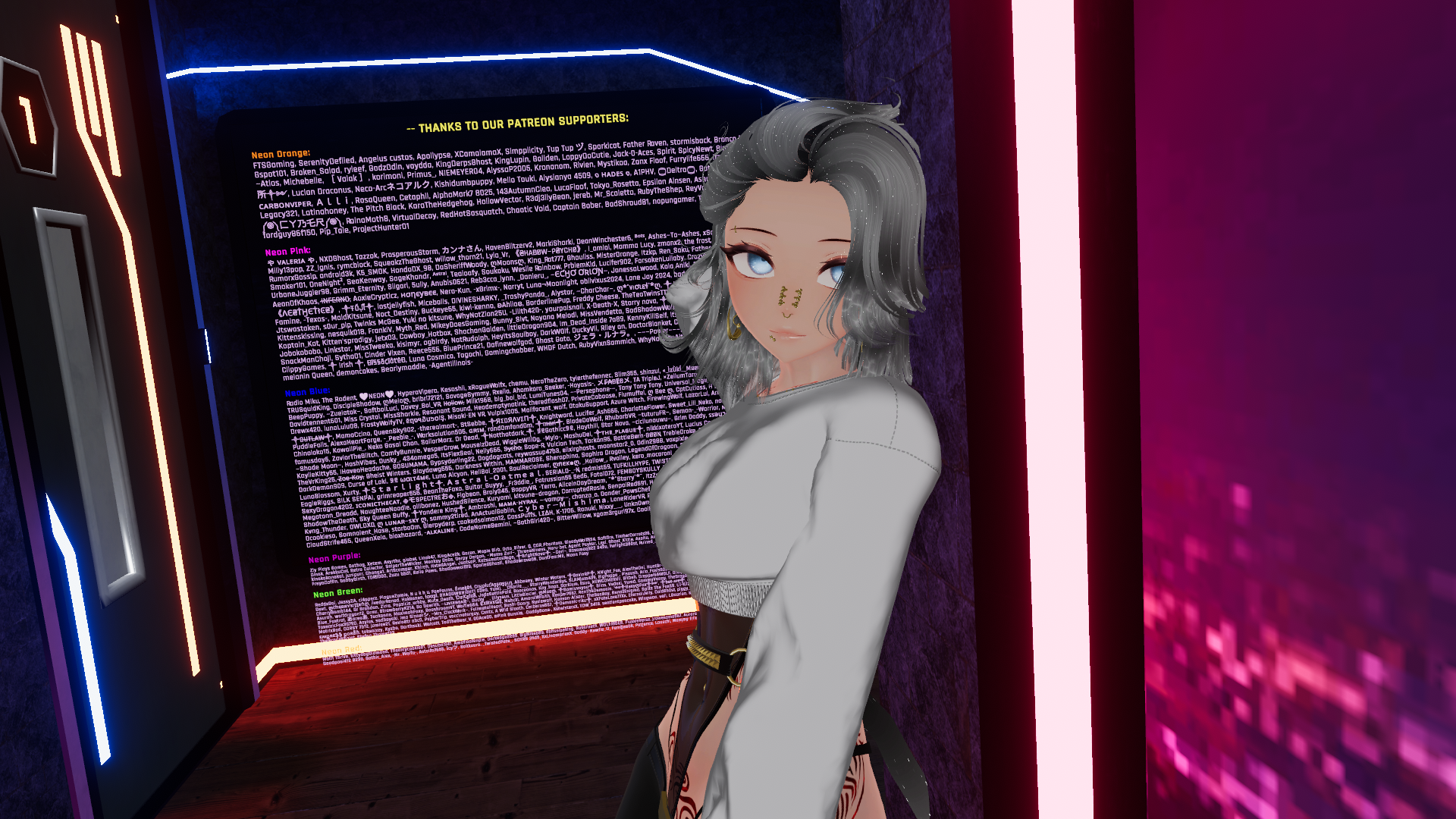 Luna - PC/Quest | Goloco | VRChat | Arkit Face Tracking | Green | Clothes are available