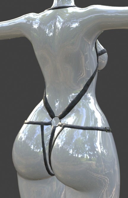 Goth Strap Underwear | E-Girl Vrbase