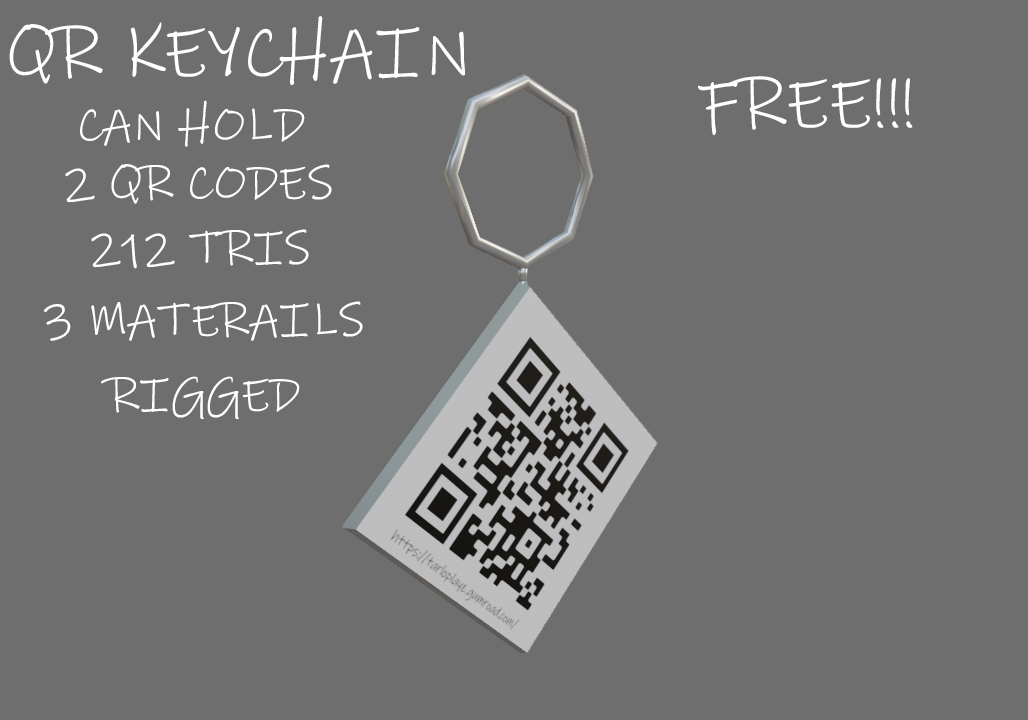 QR Keychain
