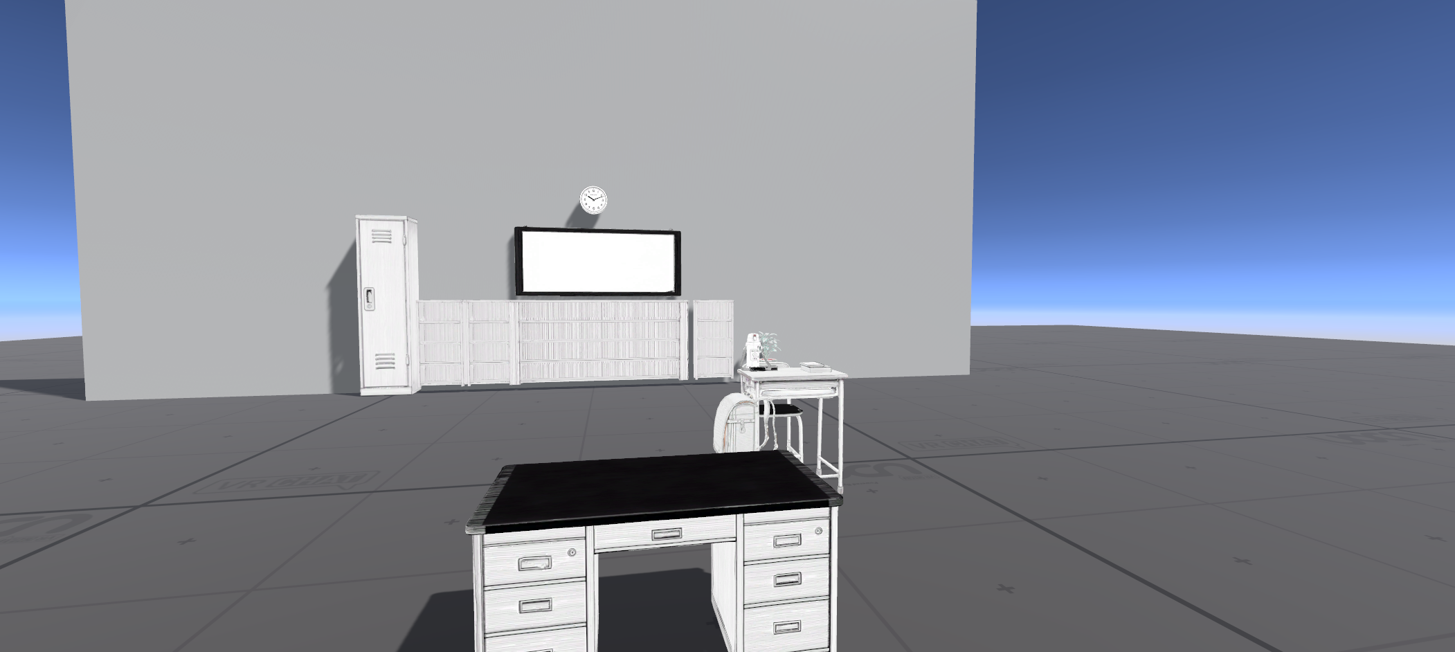 Anime / Manga Style Japanese School Prop Pack (14 Items) | VRChat & Games