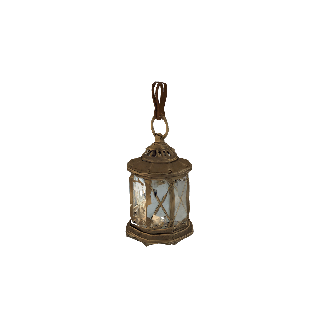 [3D Prop] Antique Lantern Lanyard