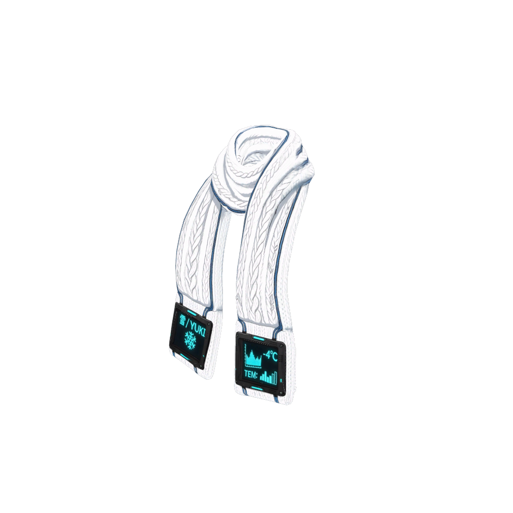 [3D Prop] Cyber Neko Scarf