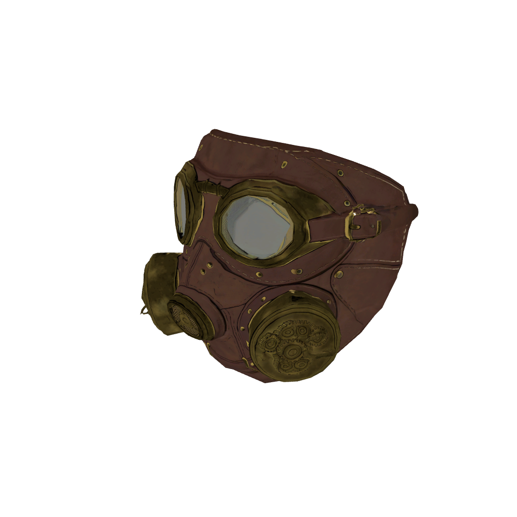 【3D Prop】Steampunk Gas Mask