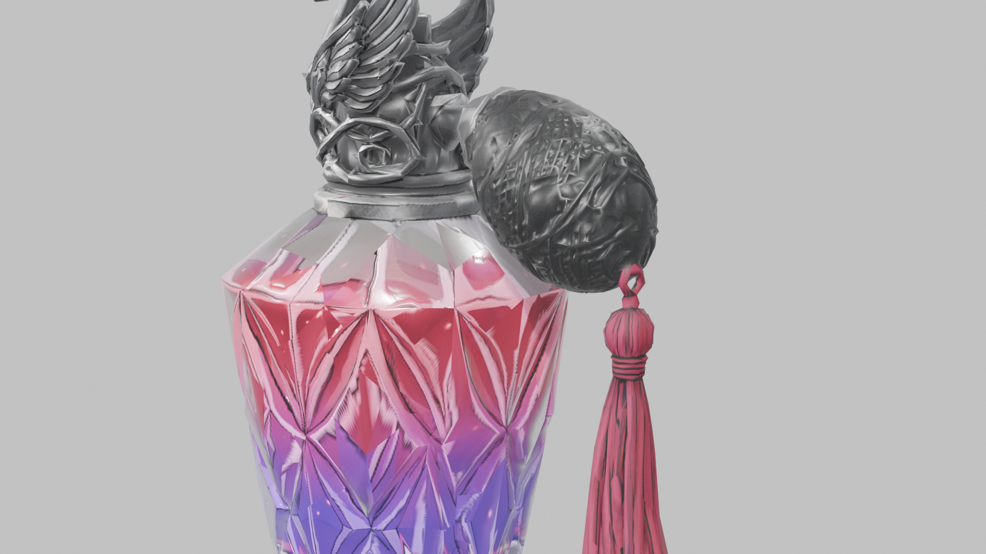 [VRChat Prop] Swan & Thorn Perfume Atomizer / 白鳥と茨の香水アトマイザー
