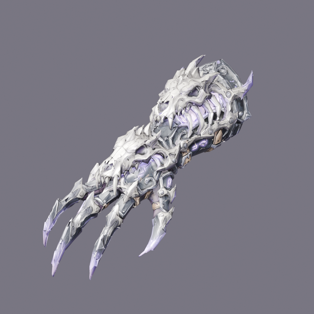[VRChat Prop] Bone Beast Claw / 【VRChat向け小物】死霊獣のボーンクロー