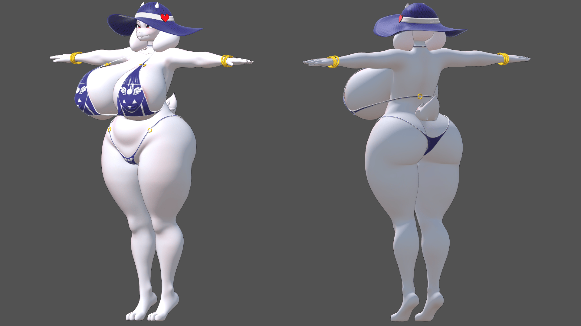 Bom Toriel Bikini Asset (VRC PC)