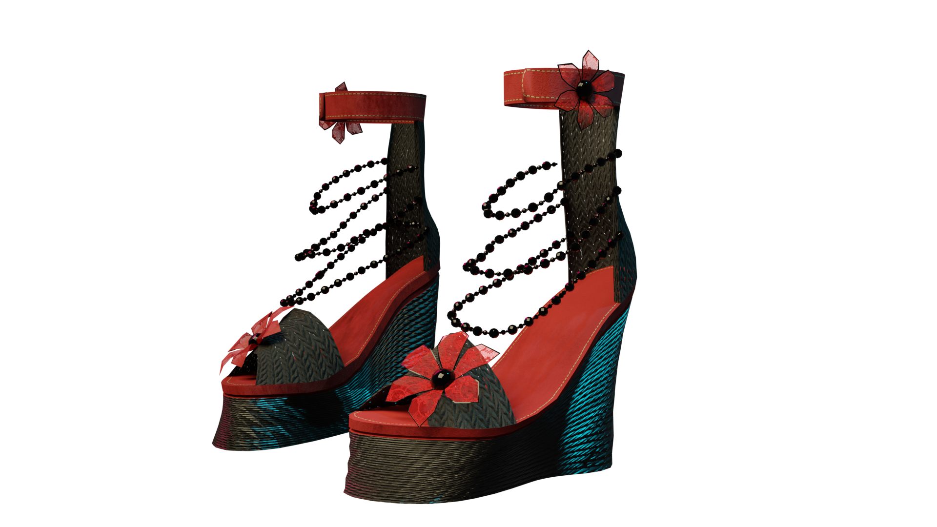 SUMMER SANDALS! Cute Flower Wedge Heels