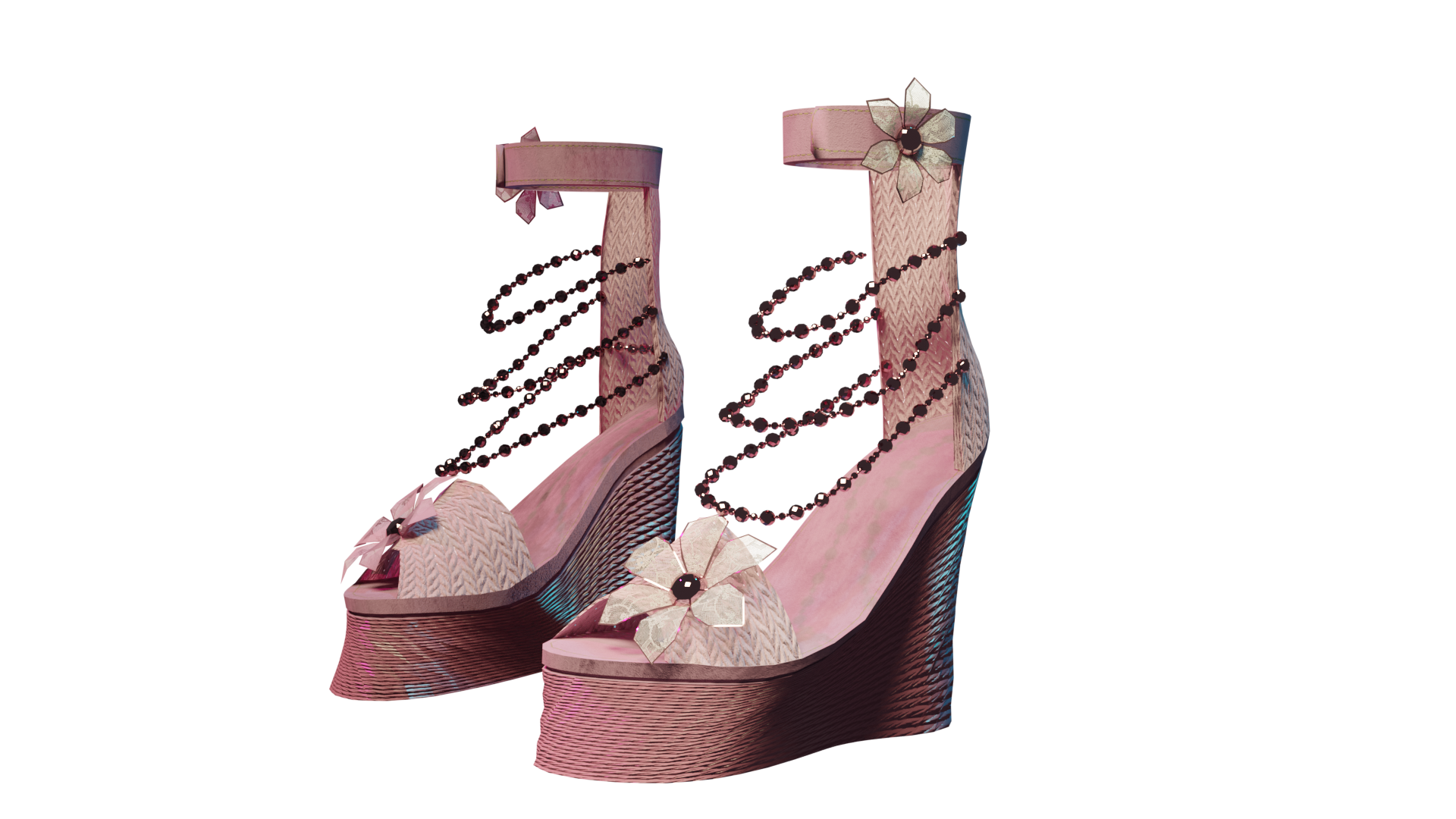 SUMMER SANDALS! Cute Flower Wedge Heels