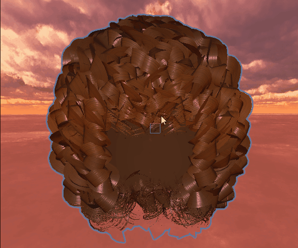 CURLY AFRO RIBBON CURLS PoC HAIR w/SQUISH BONES! by VIX