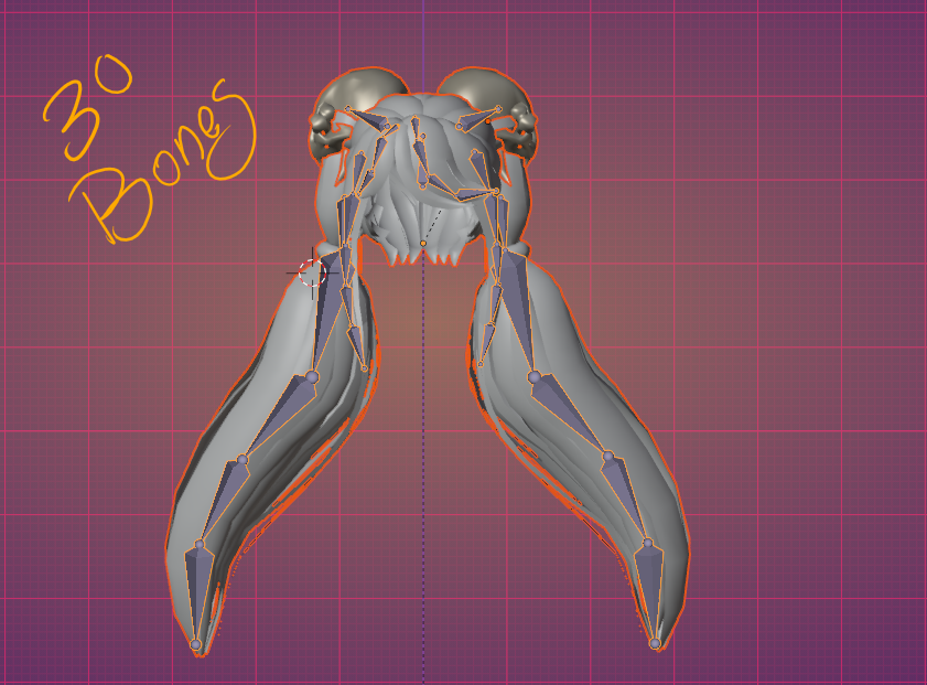 LOW POLY CAT SKULL PIGTAILS for VRChat Avatars - QUEST COMPATIBLE