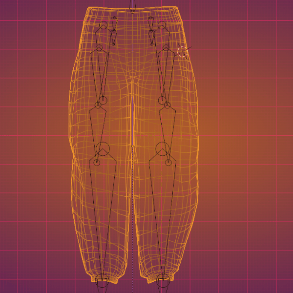 MALE BAGGY PLAID PAJAMA PANTS - KC INCLUSIVE BASE SWEATPANTS - LOW POLY asf