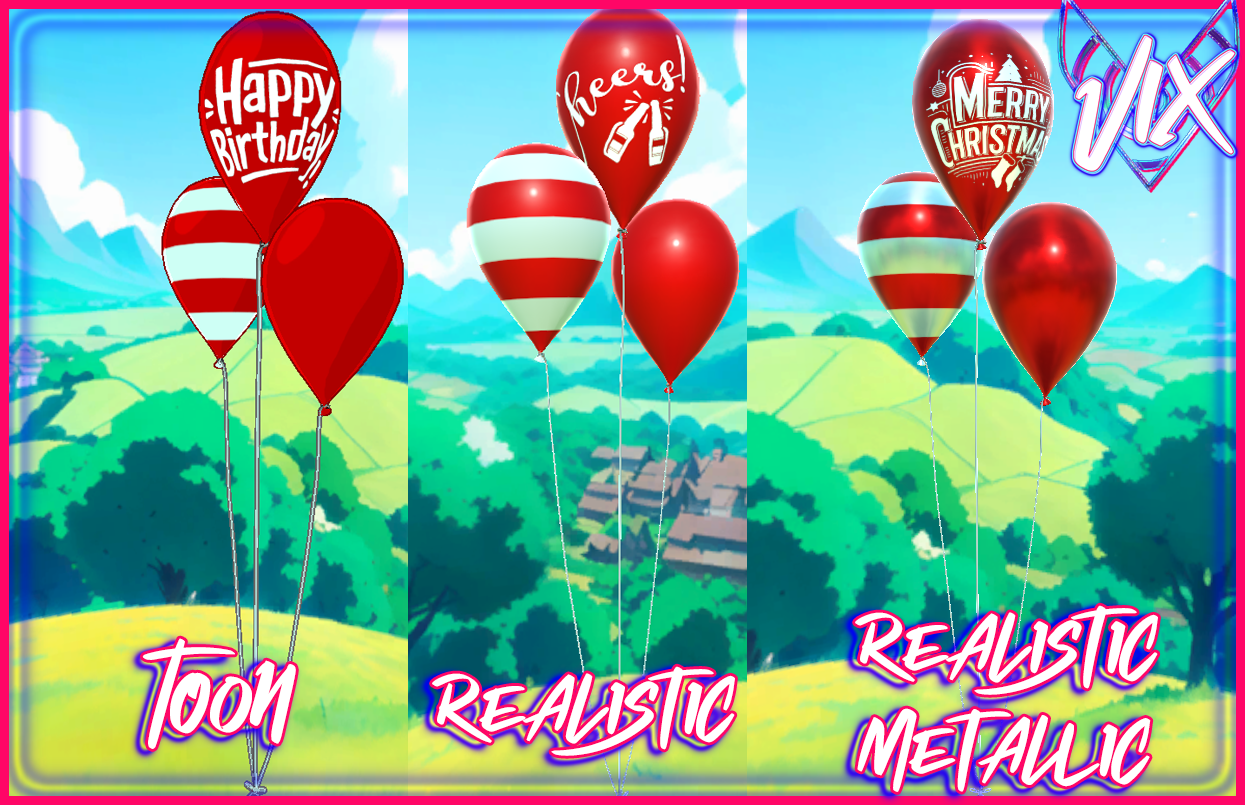 CUSTOMIZABLE BALLOONS for Parties, Holidays, Worlds, Avatars and MORE!