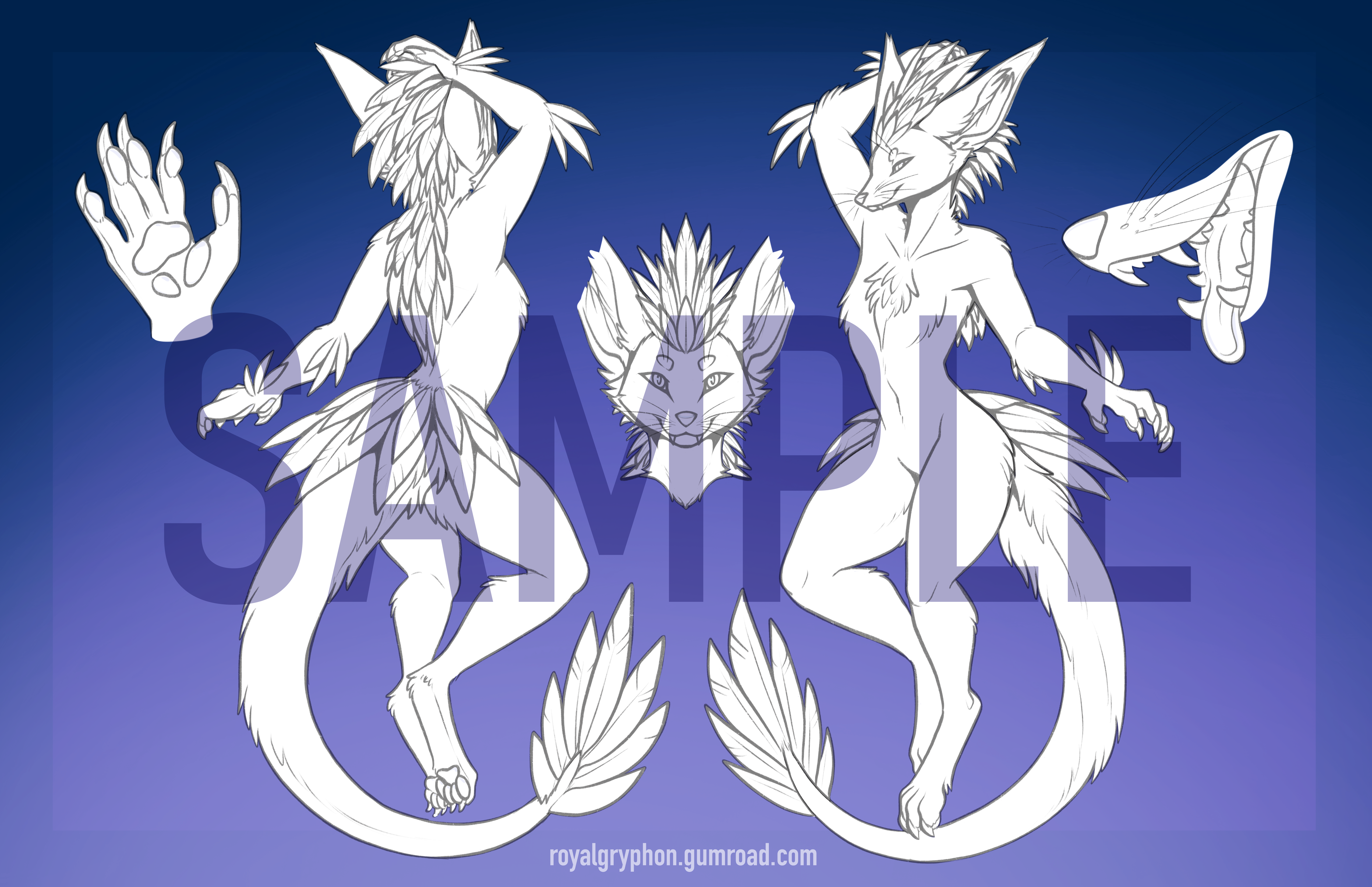 Rexouium Ref Sheet Template