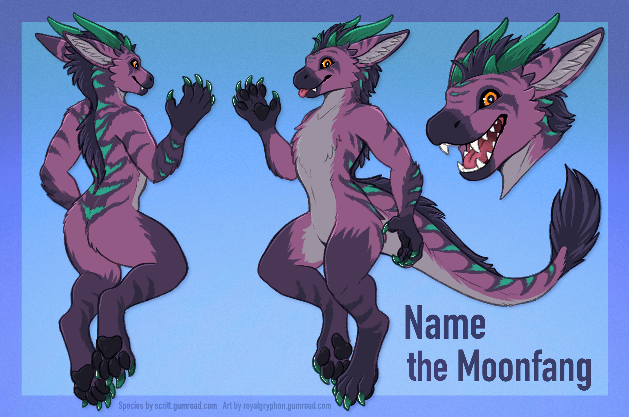 Moonfang Ref Sheet Template