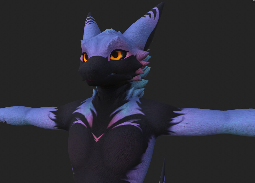 Dergal Fur Detail (Normal Map)