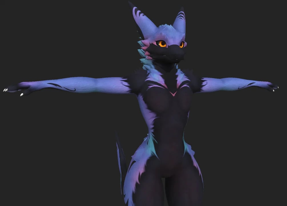 Dergal Fur Detail (Normal Map)