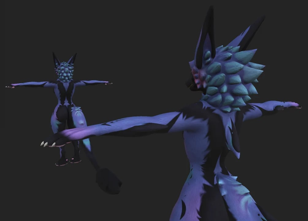 Dergal Fur Detail (Normal Map)