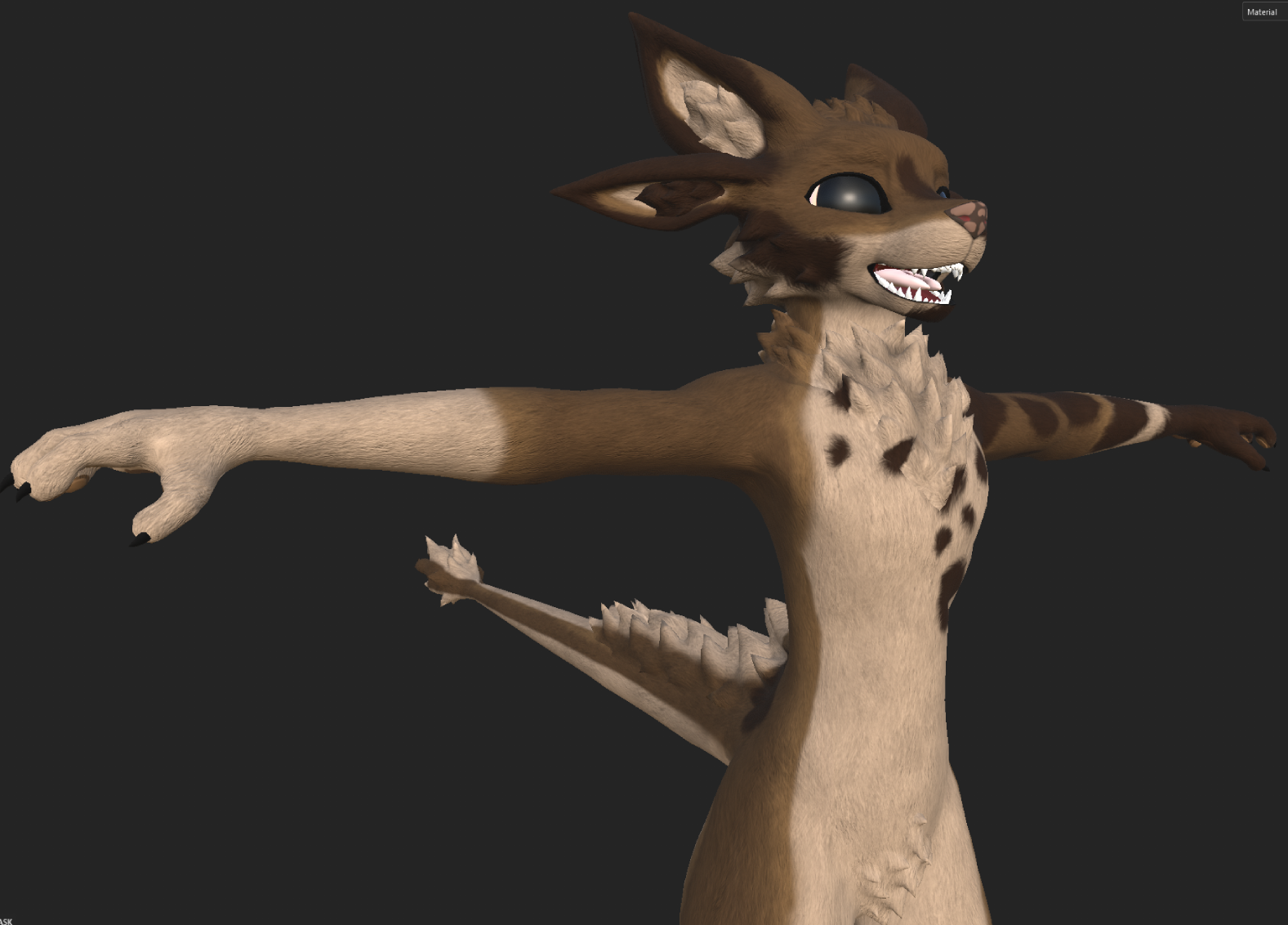 Deuzear Fur Detail (Normal Map)