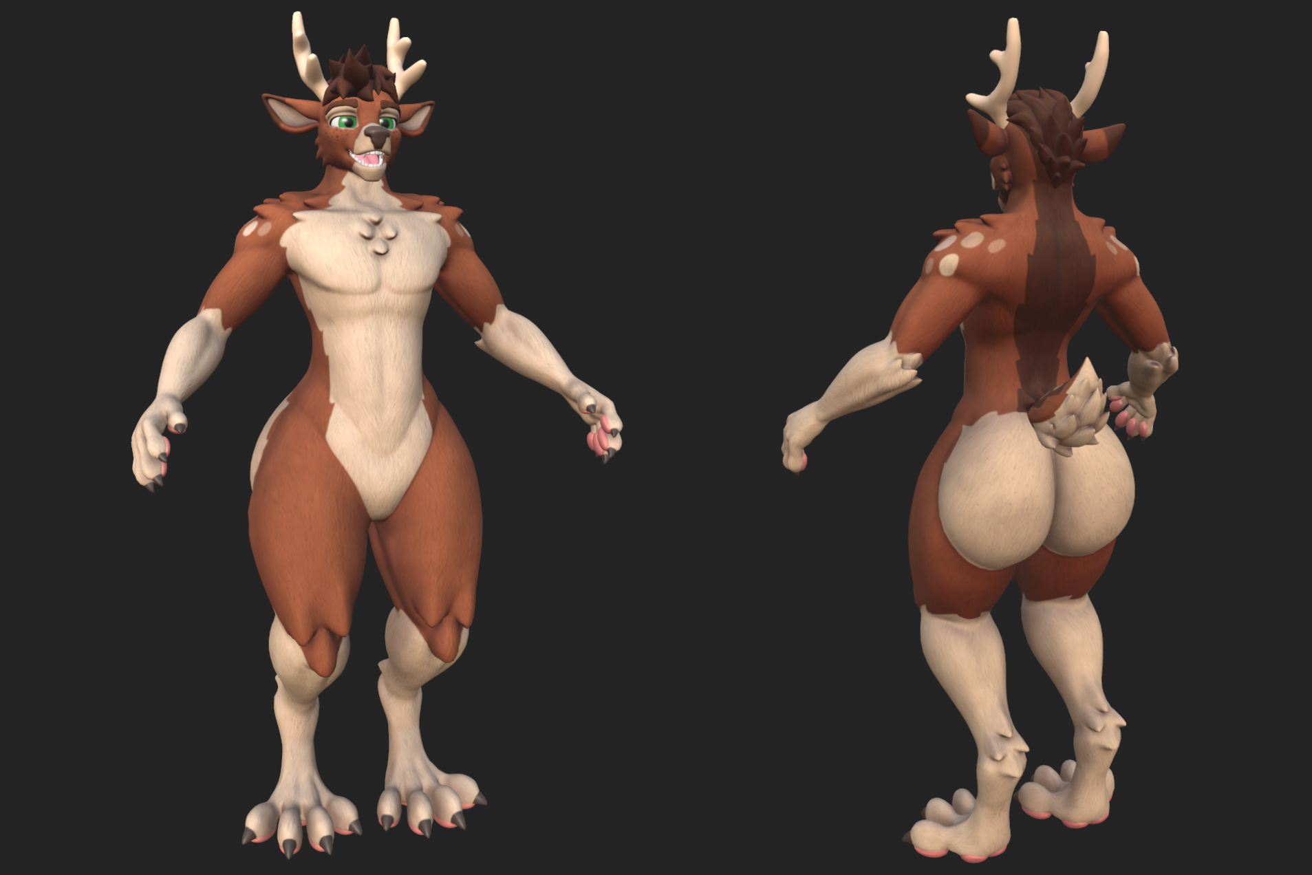 Thicc Deer Fur Detail (Normal Map)