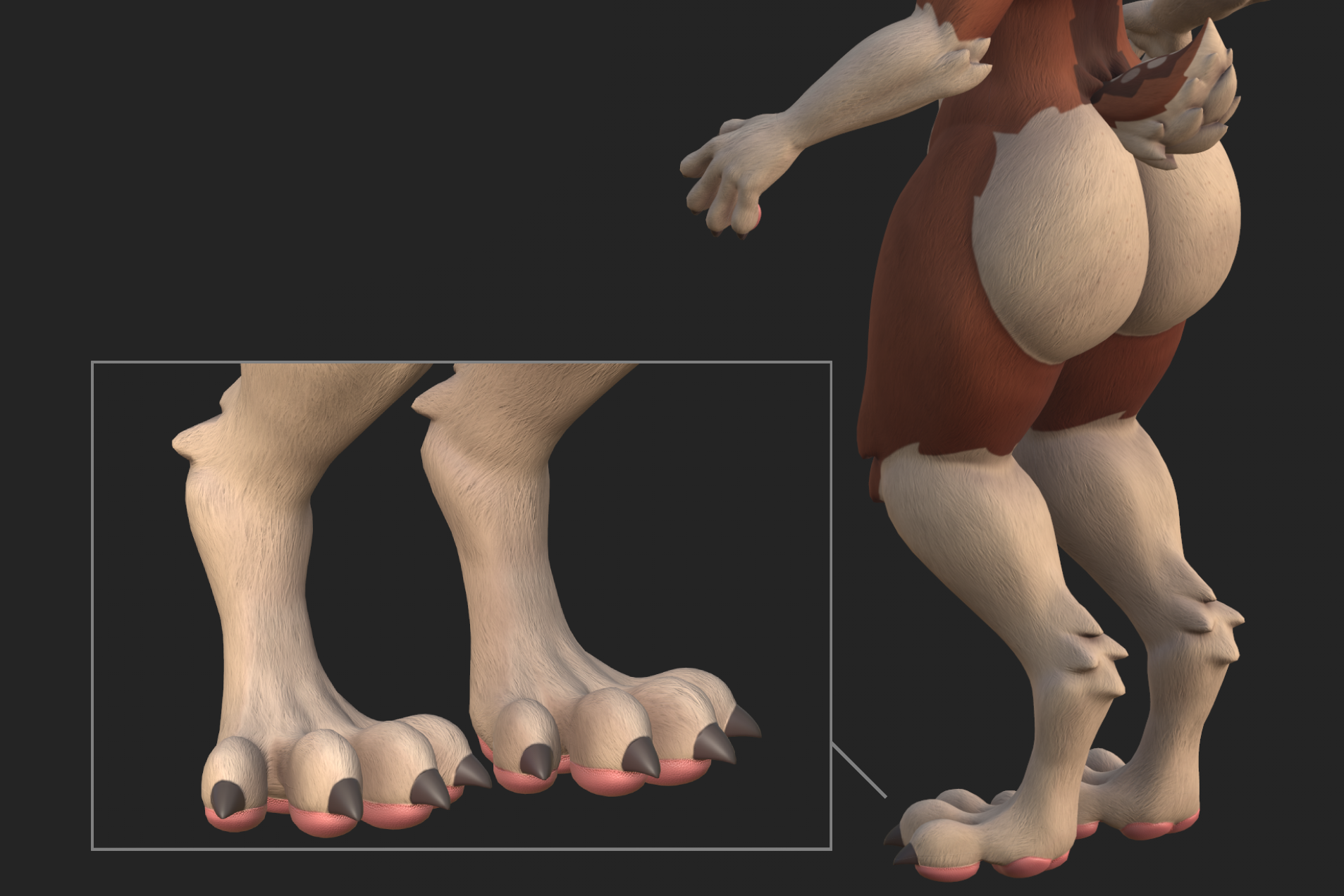 Thicc Deer Fur Detail (Normal Map)