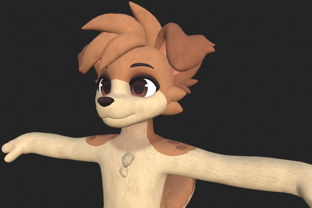 Jinxed Dog Fur Detail (Normal Map)