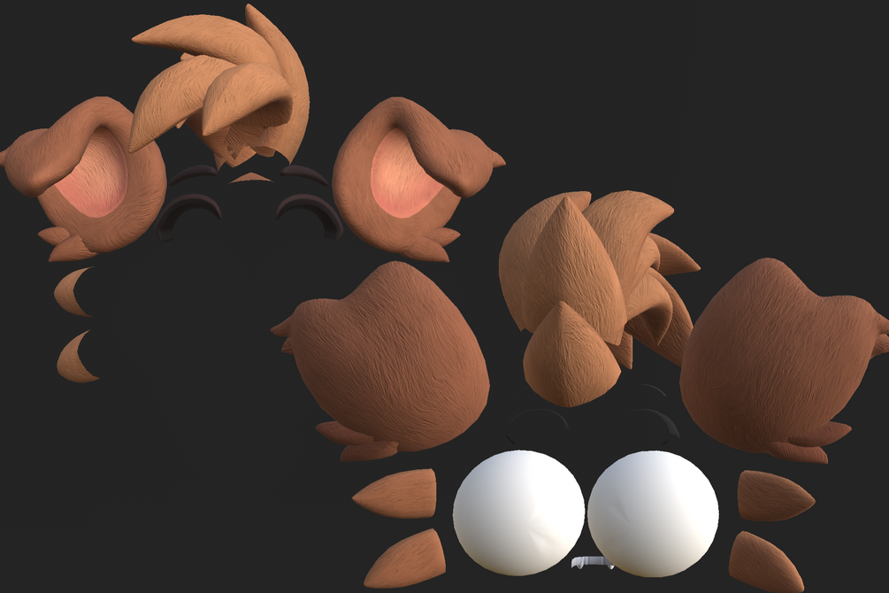 Jinxed Dog Fur Detail (Normal Map)