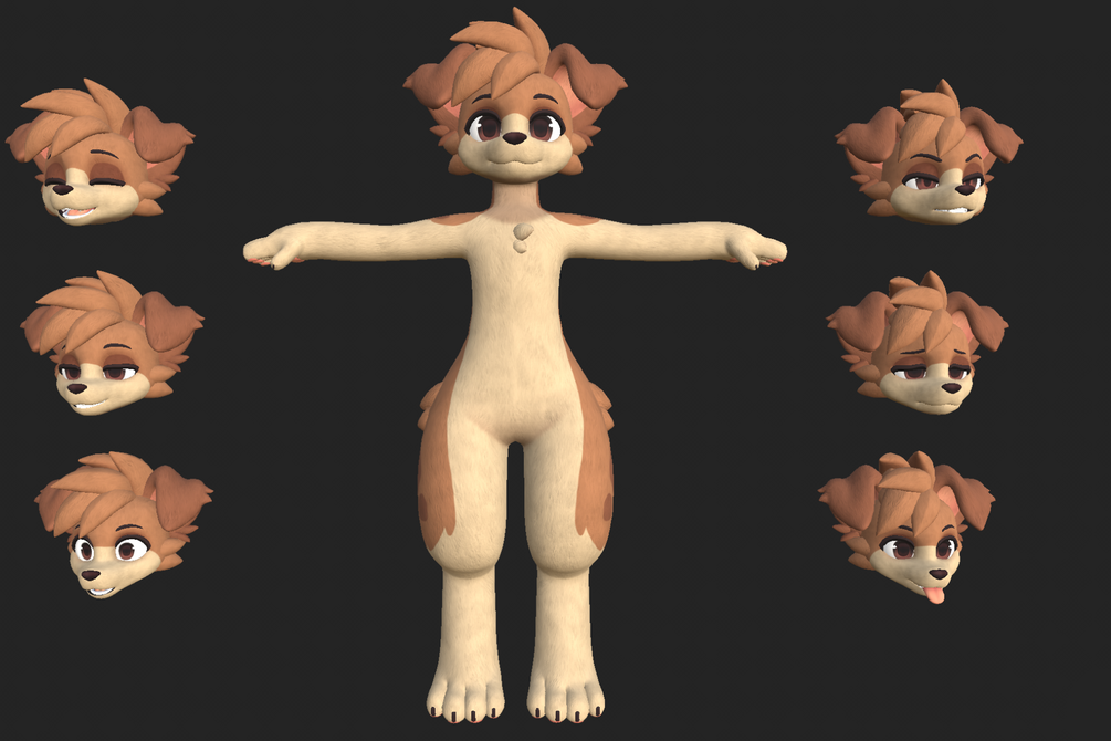 Jinxed Dog Fur Detail (Normal Map)
