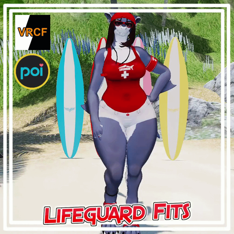 Male and Female Lifeguard fits (Shawn and Shaienne)