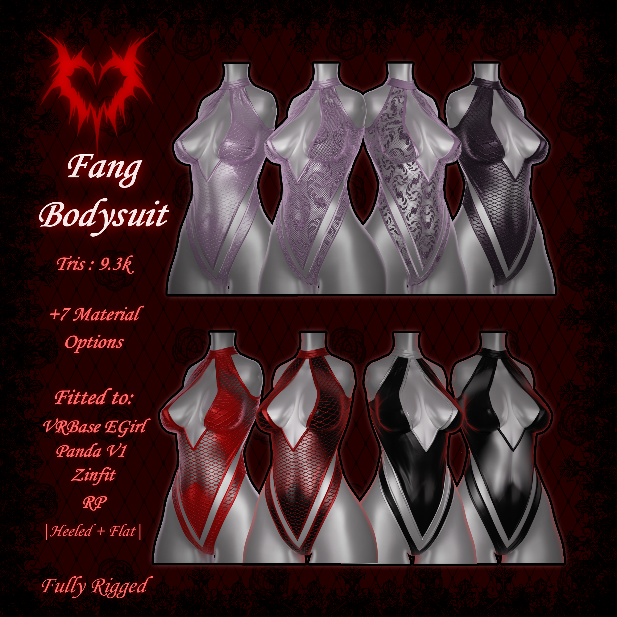 Fang Bodysuit - Commercial License