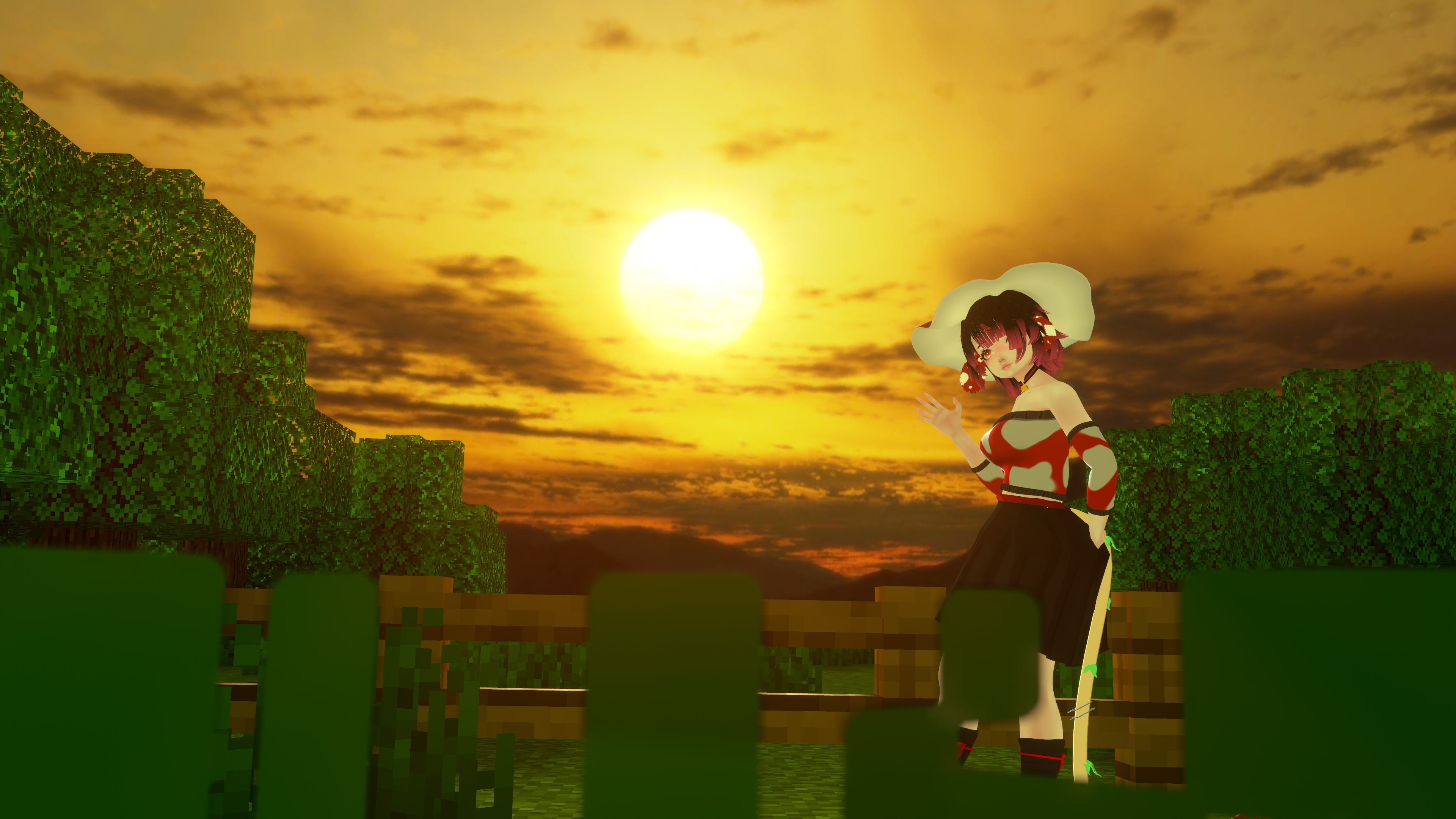 Minecraft Mooshroom Girl