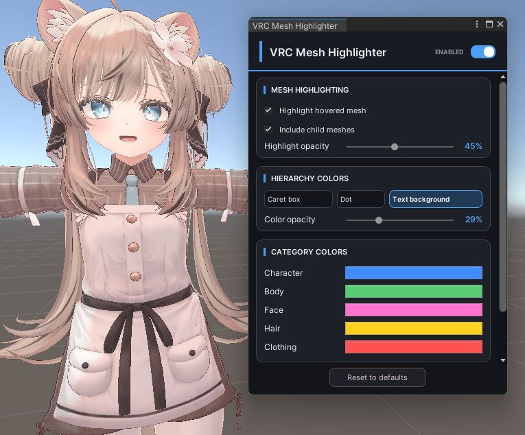 VRC Mesh Highlighter