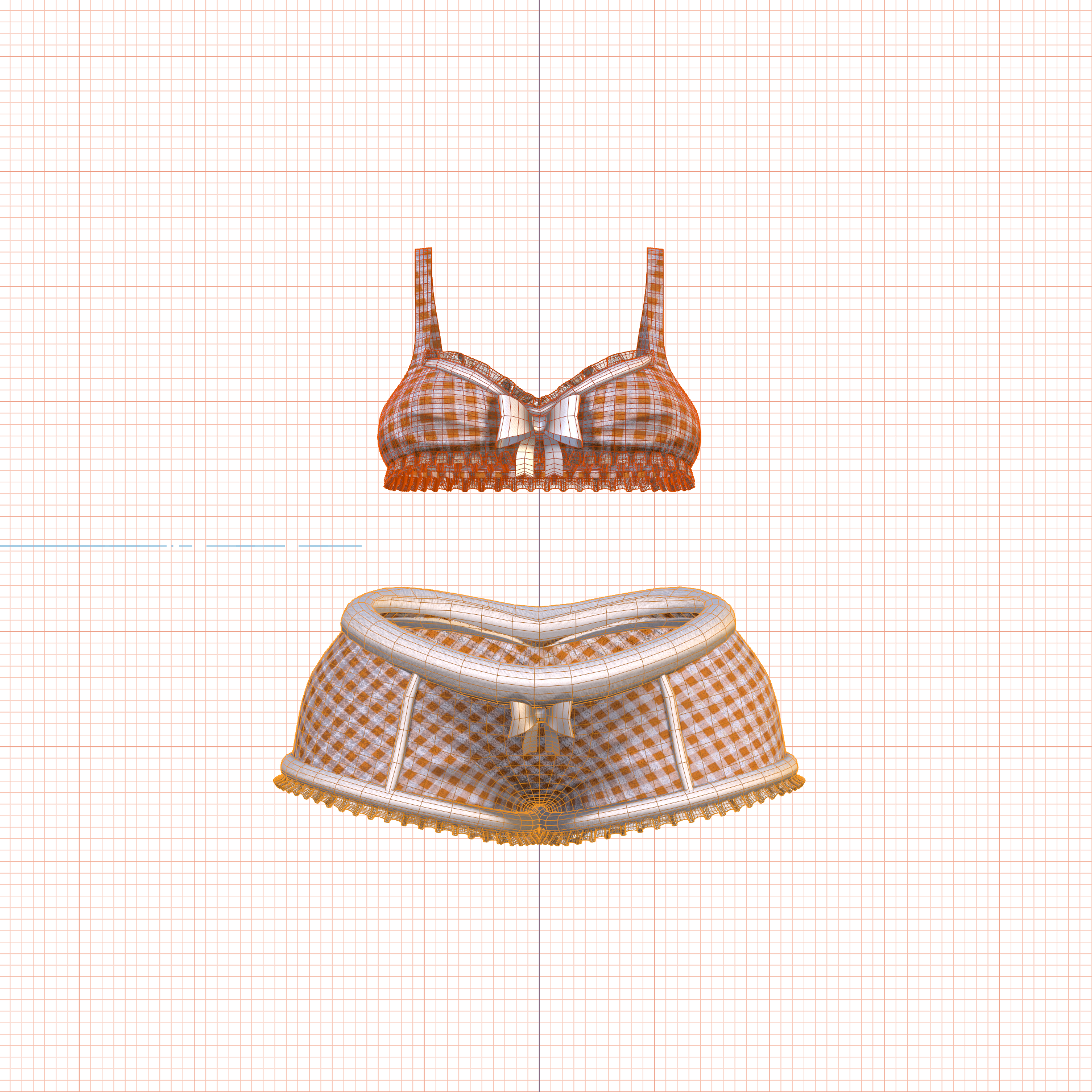 Gingham Sleep Set