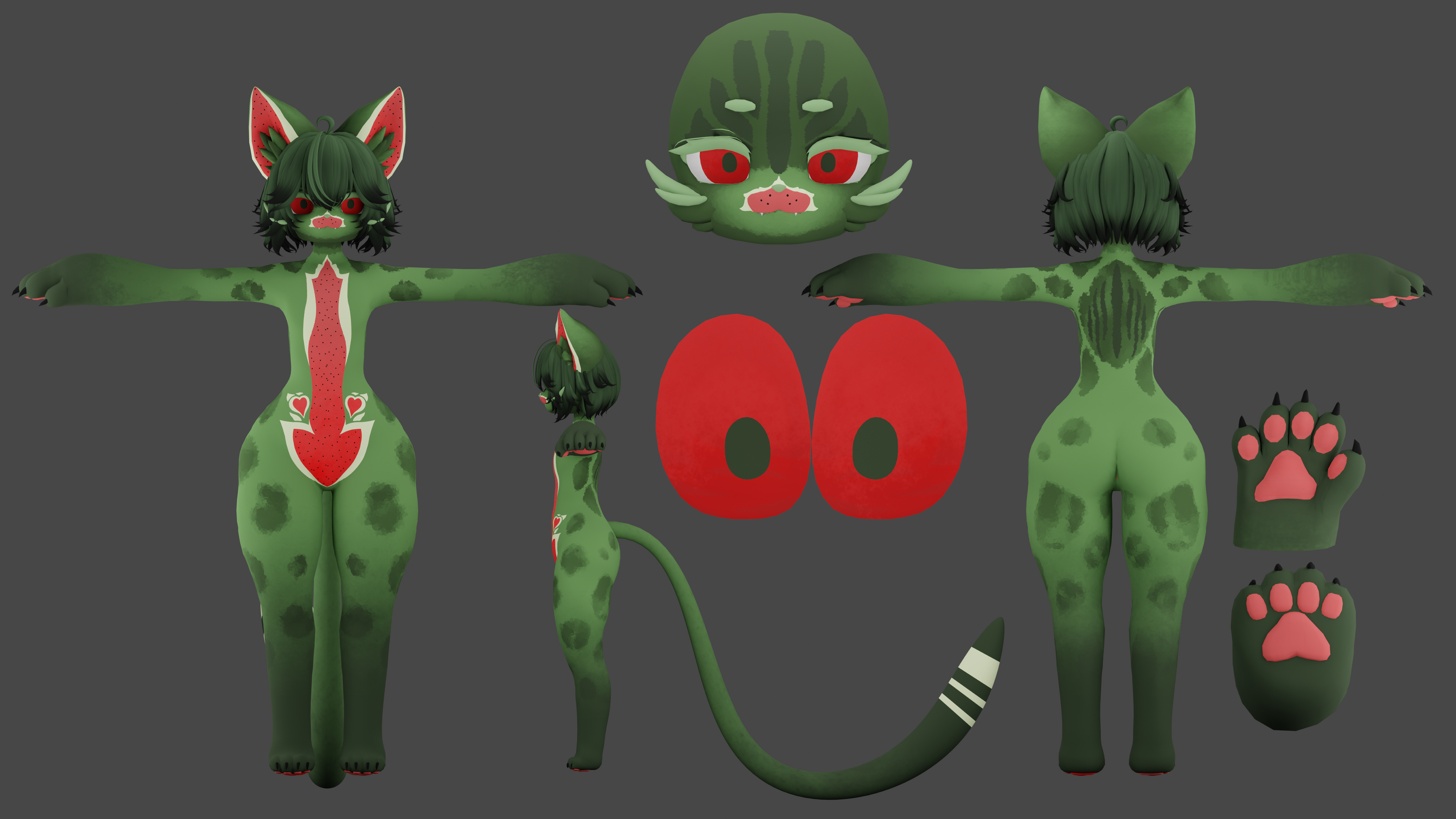 Sorbet (Furry VRChat Avatar)